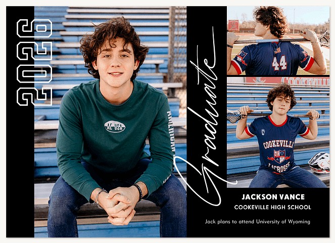 Outline & Script Graduation Cards