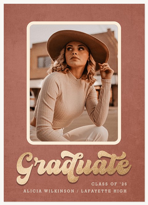 Vintage Style Graduation Cards