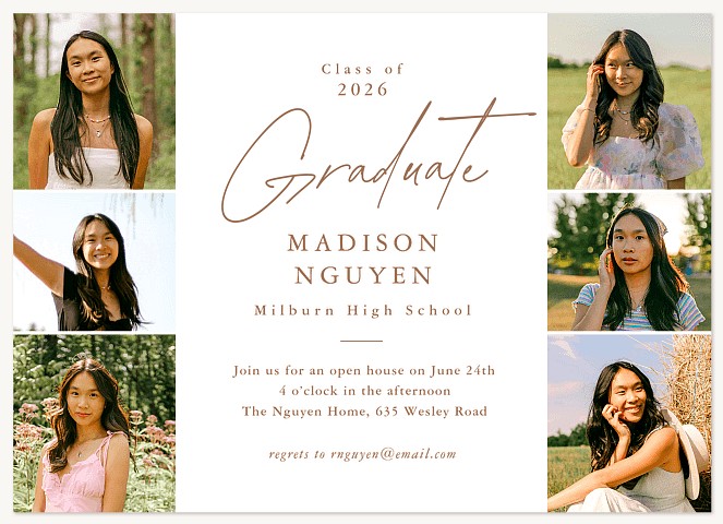 Modern Reel Graduation Cards
