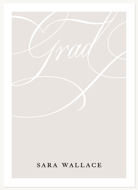 Grad Flourishes Thank You Cards 