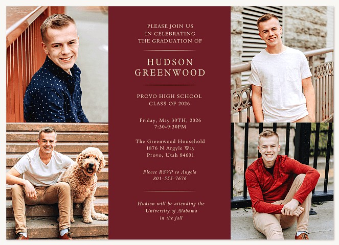 Center Achievement Graduation Cards