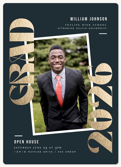 Gleaming Grad Graduation Cards