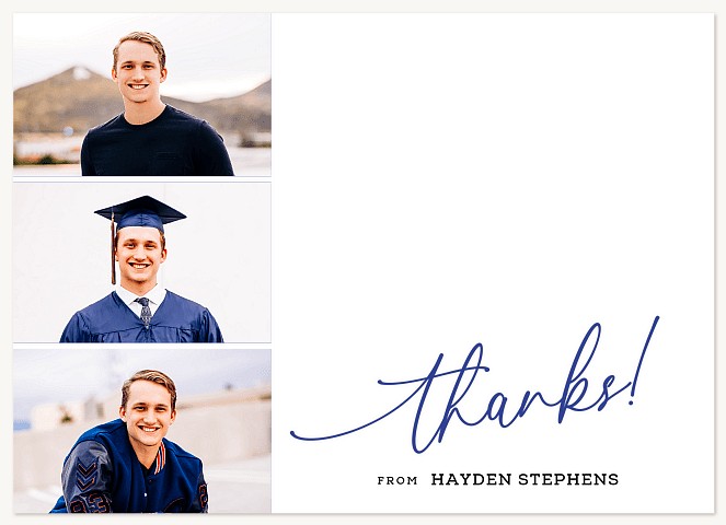 Cap Toss Thank You Thank You Cards 