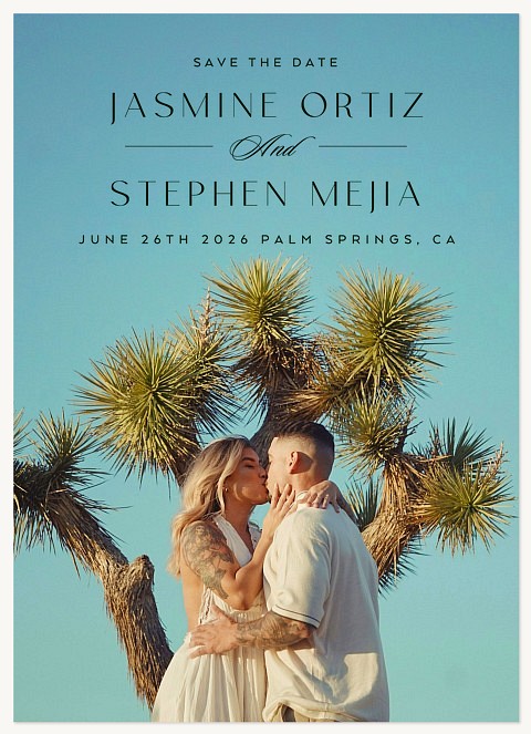 Classic Detail Save the Date Cards