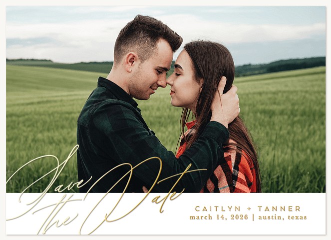 Understated Save the Date Cards