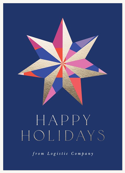 Stellar Star Business Holiday Cards