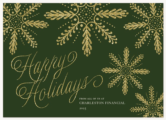 Snowflake Core Business Holiday Cards
