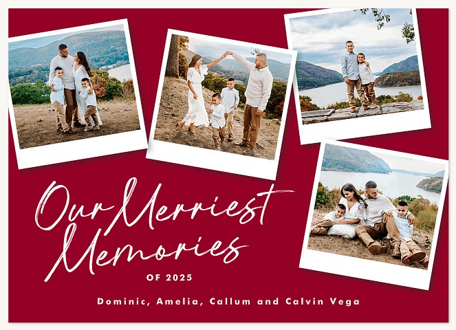 Modern Moments Personalized Holiday Cards