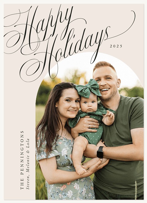 Flourishing Holidays Personalized Holiday Cards