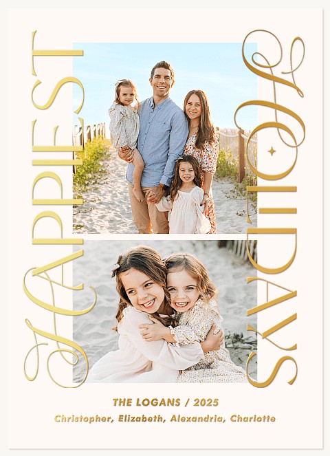 Holiday Treasure Personalized Holiday Cards
