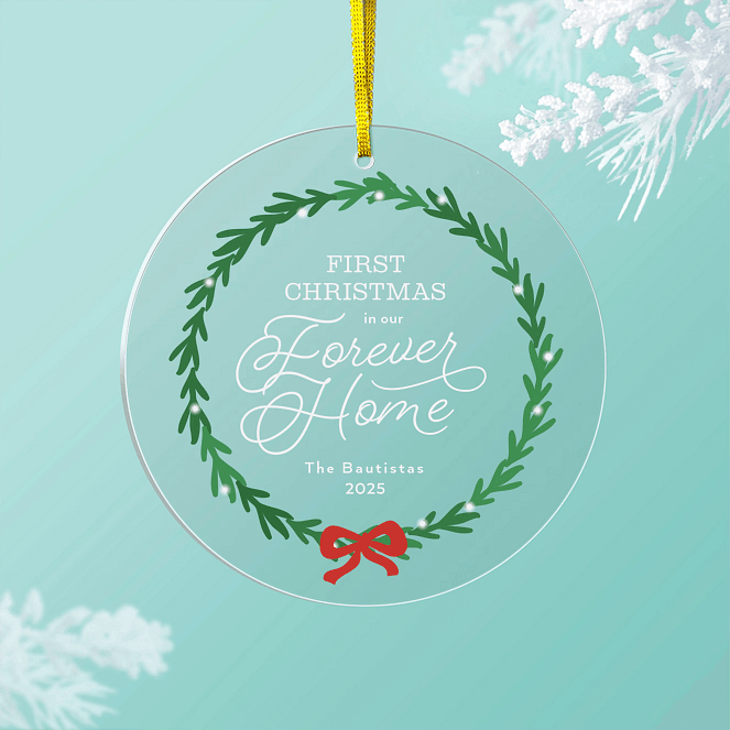 Our Forever Home Personalized Ornaments