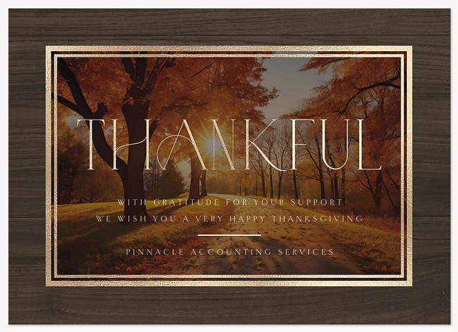 Autumn Radiance Thanksgiving Cards