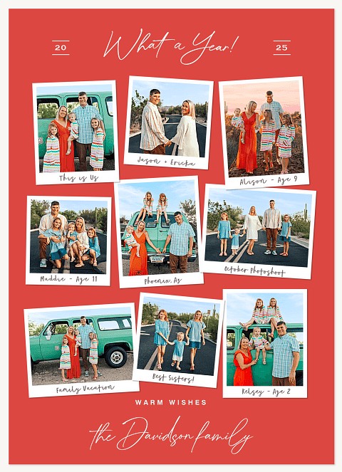 Best Year Ever Personalized Holiday Cards