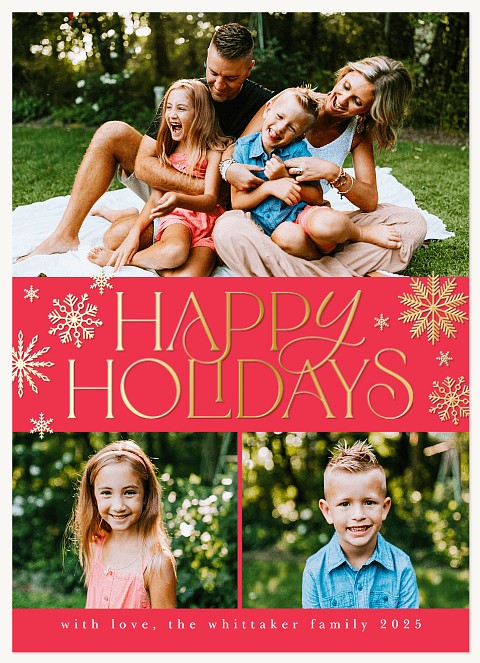 Bright Spirits Personalized Holiday Cards