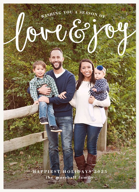 Season Of Joy Photo Holiday Cards