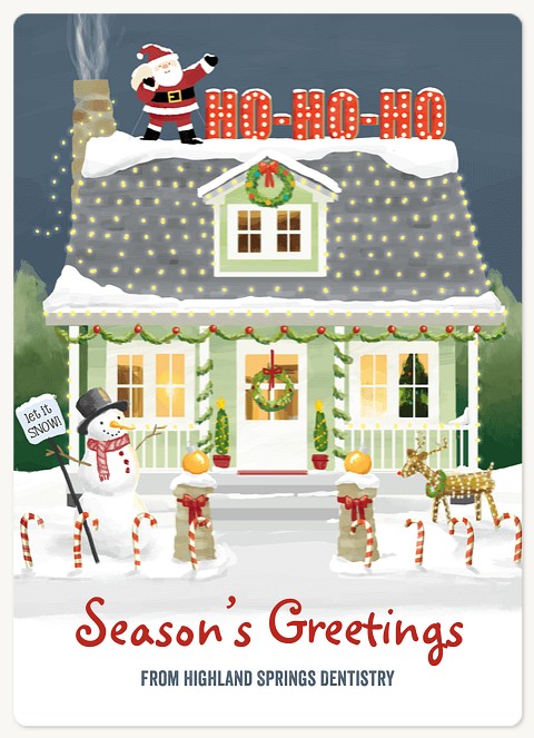 Light it Up Holiday & Christmas Magnet Cards