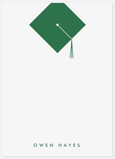 Modern Cap Thank You Cards 