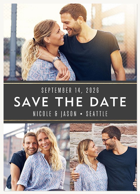 Modern Expression Save the Date Cards