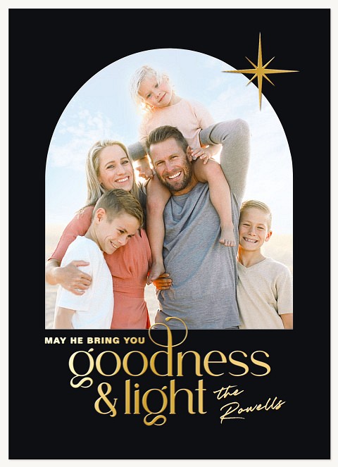 Goodness & Light Personalized Holiday Cards