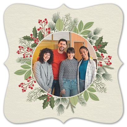 Holly Circle Custom Coasters