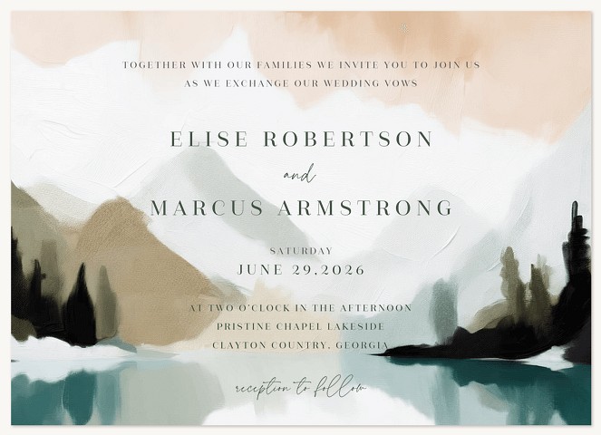 Mountain Vista Wedding Invitations