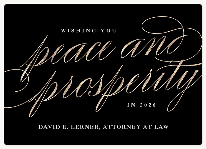 Peaceful Elegance Holiday & Christmas Magnet Cards