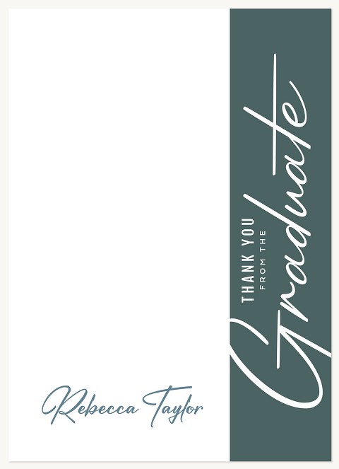 Upward Lettering Thank You Cards 