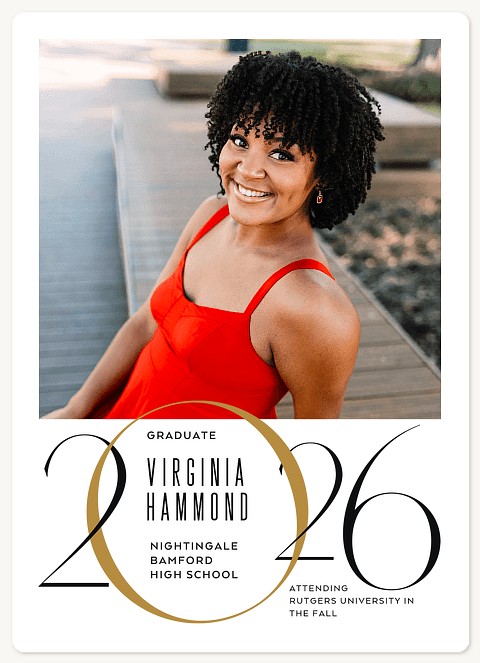 Encircled Elegance Graduation Cards