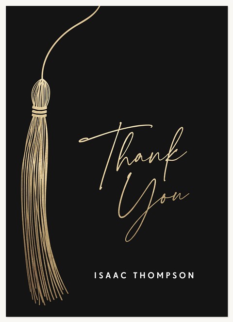 Gleaming Tassel Thank You Cards 