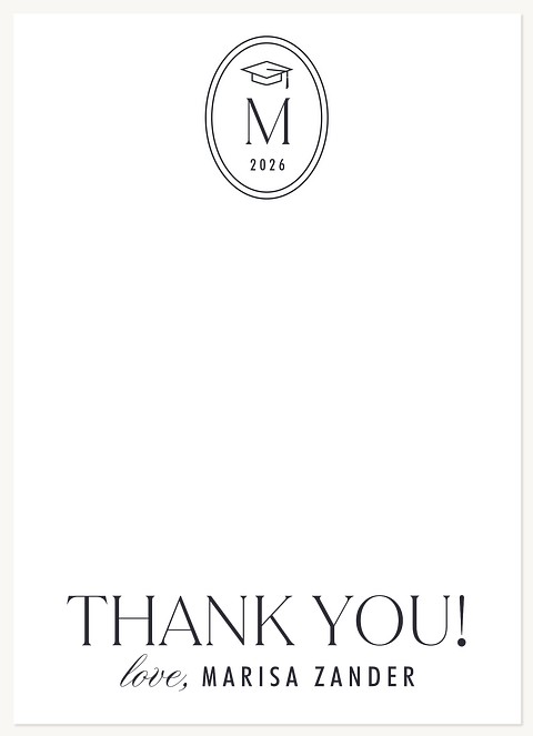 Monogram Seal Thank You Cards 