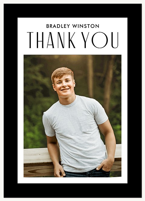 Yearbook Snapshot Thank You Cards 