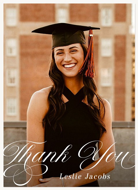 Formal Flourish Thank You Cards 