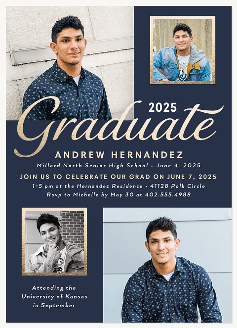 Gilded Gallery Graduation Cards