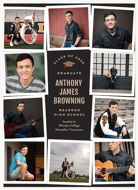 Snapshot Frames Graduation Cards