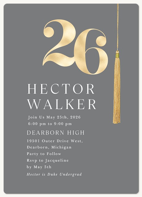 Tassel Triumph Graduation Cards