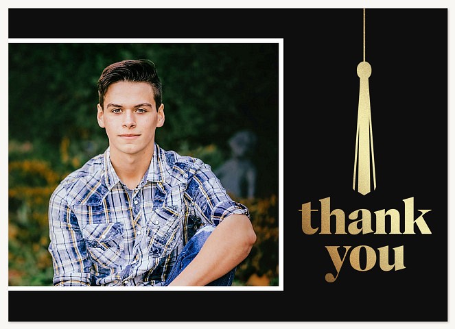 Bold Tassel Thank You Cards 