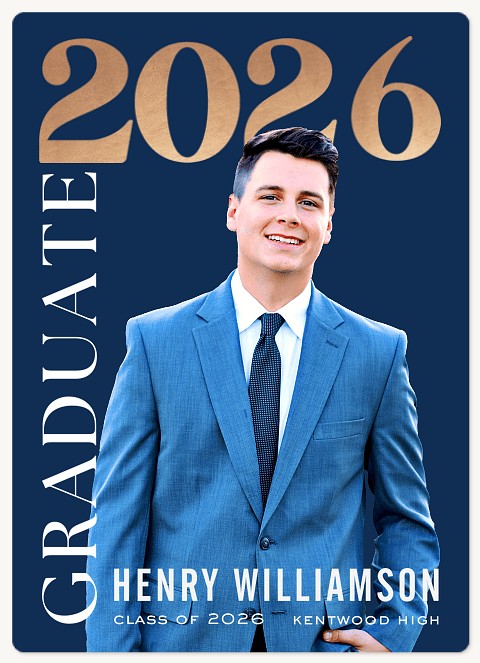 All Around Type Graduation Cards