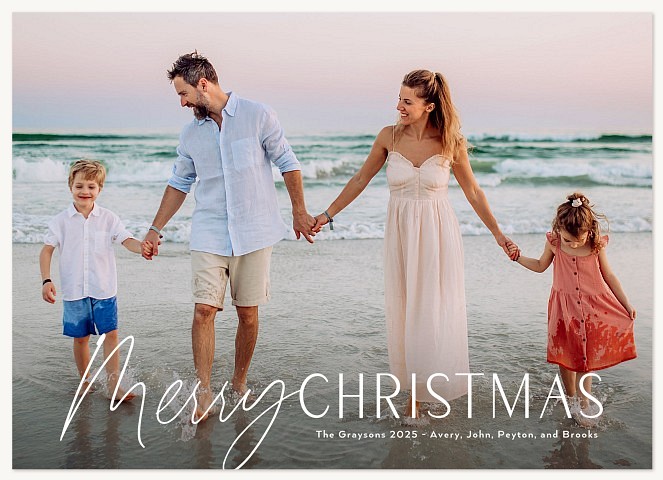 Merry Match Personalized Holiday Cards