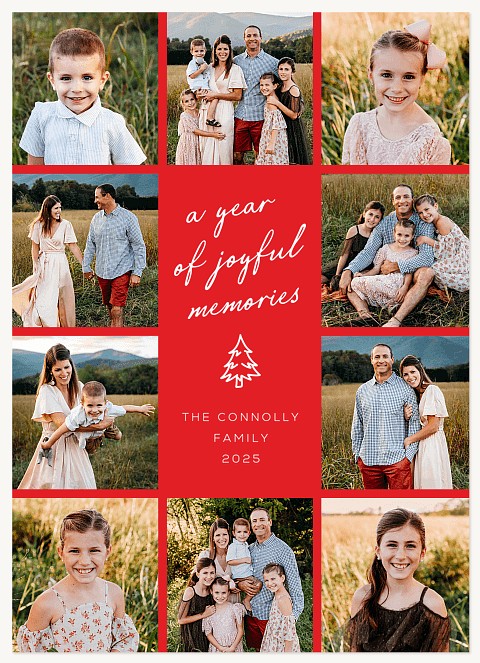 A Year of Memories Personalized Holiday Cards