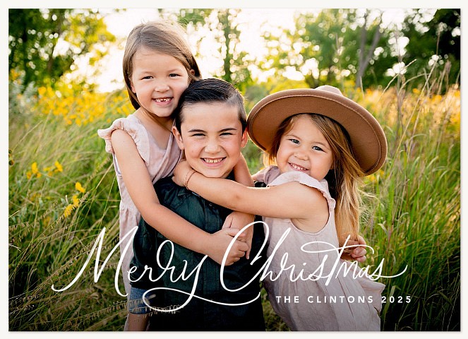 Lettered Greetings Personalized Holiday Cards