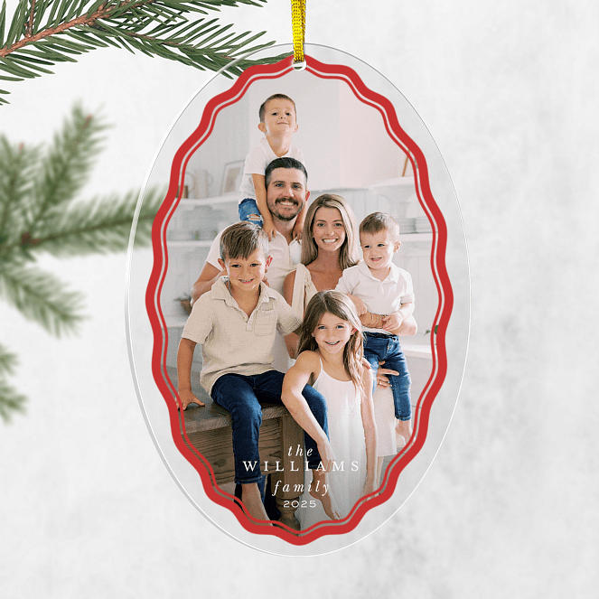 Ric Rac Personalized Ornaments