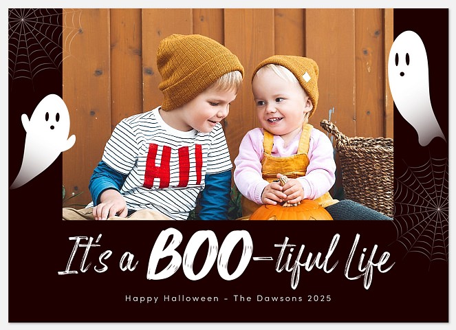 Boo-tiful Life Halloween Photo Cards