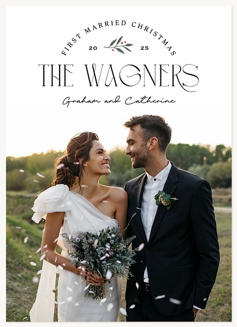 Winter Love Personalized Holiday Cards