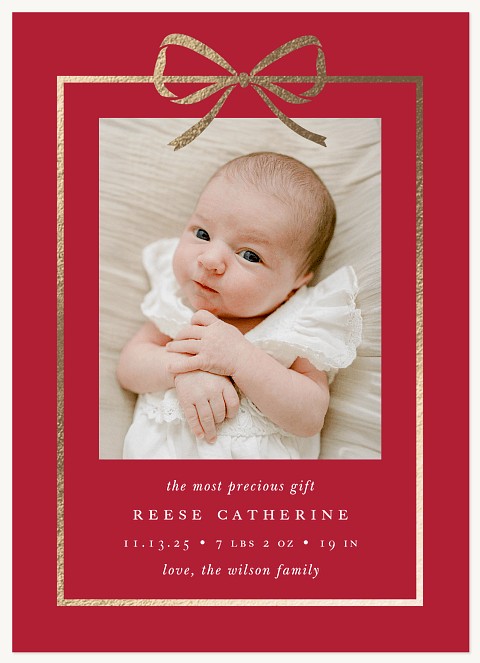 Perfectly Wrapped Personalized Holiday Cards