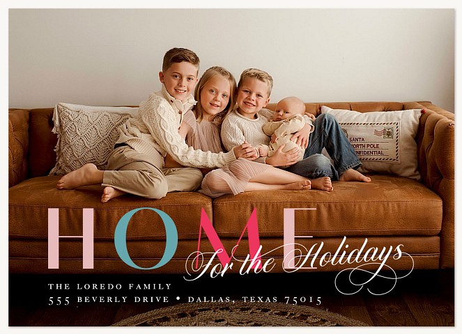Bright Home Personalized Holiday Cards