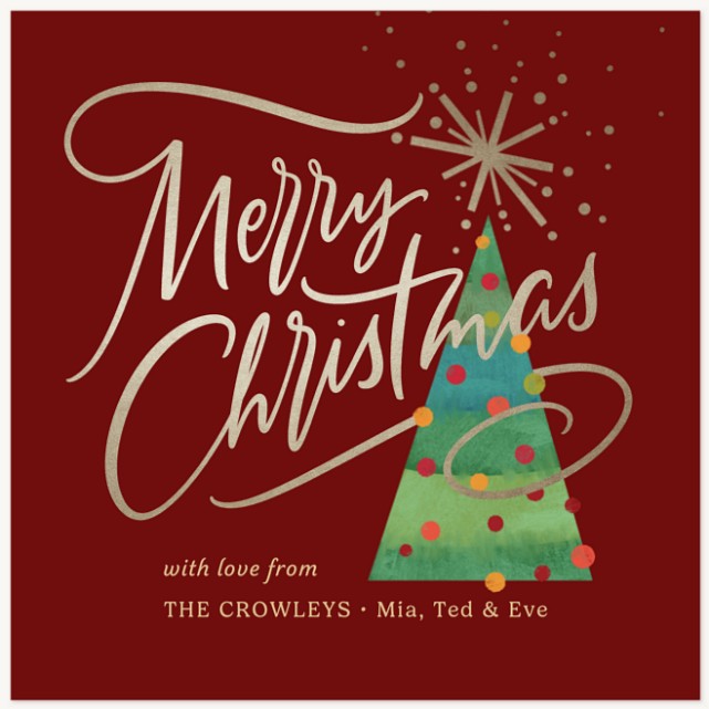 Festive Trimmings Personalized Holiday Cards