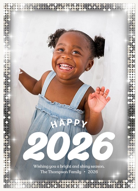 Razzle Dazzle Personalized Holiday Cards