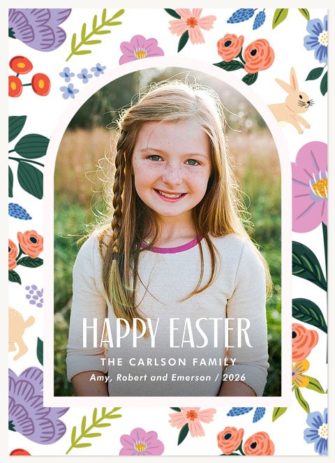 Blooming Frame Easter Cards