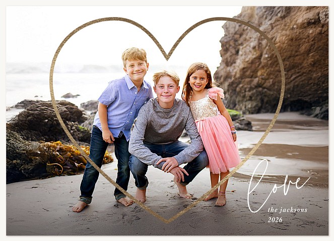 Heartfelt Frame Valentines Cards