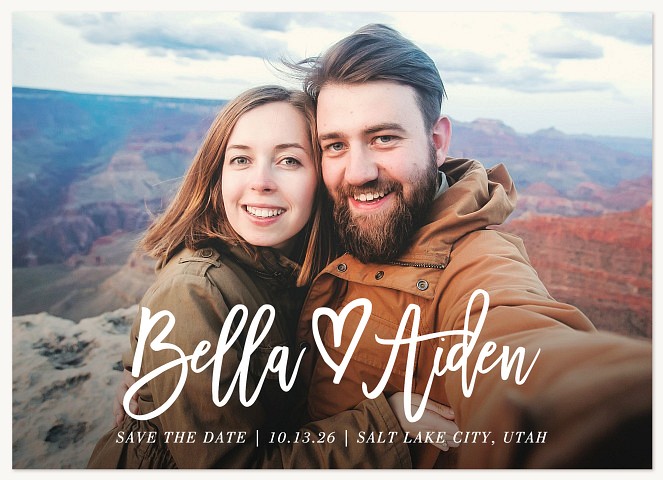 You & Me Save the Date Cards